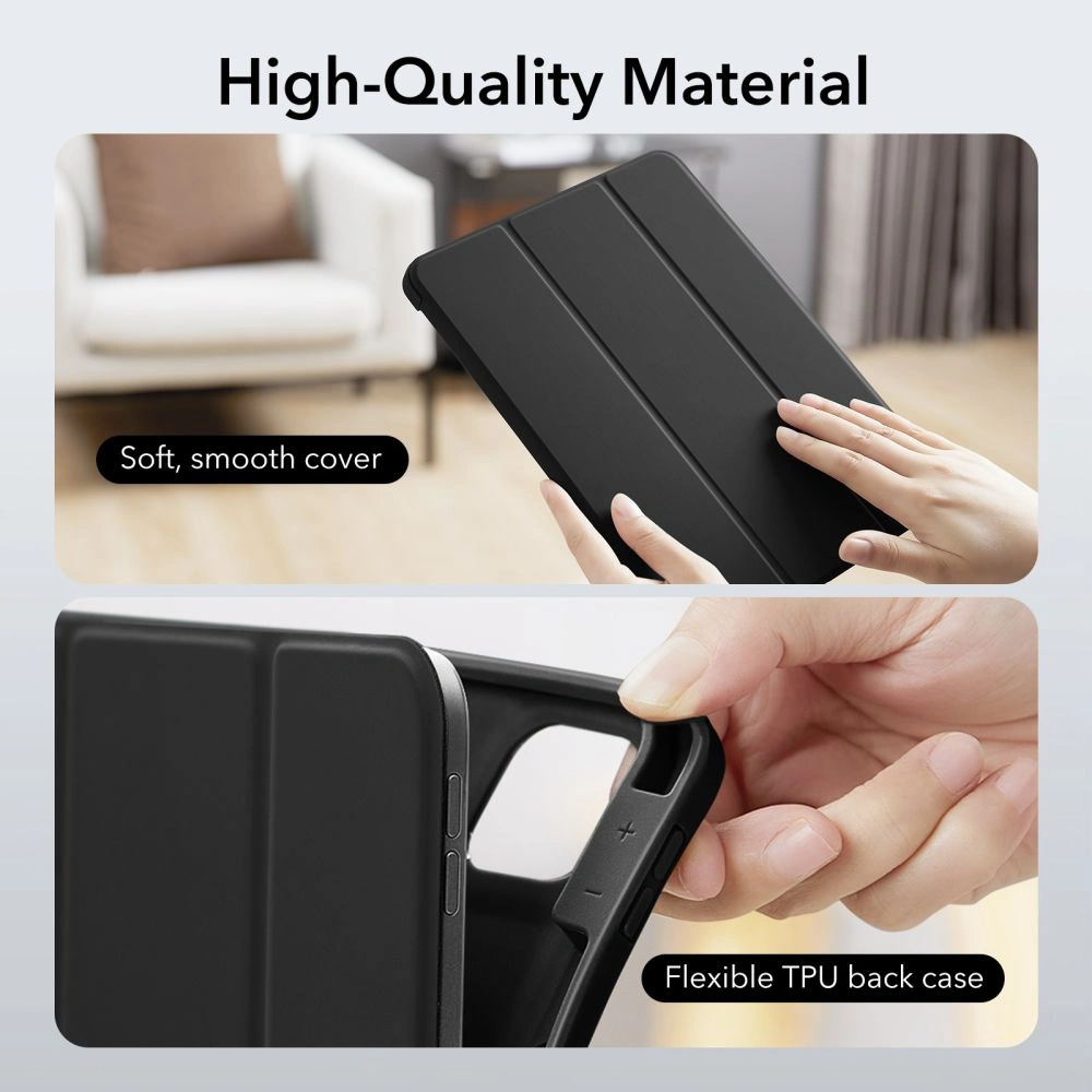 Hurtownia GSM - Etui ESR Rebound Pencil Apple iPad Pro 11 2021 (3. generációs) Fekete - ESR592 - {ean13} - Hurt