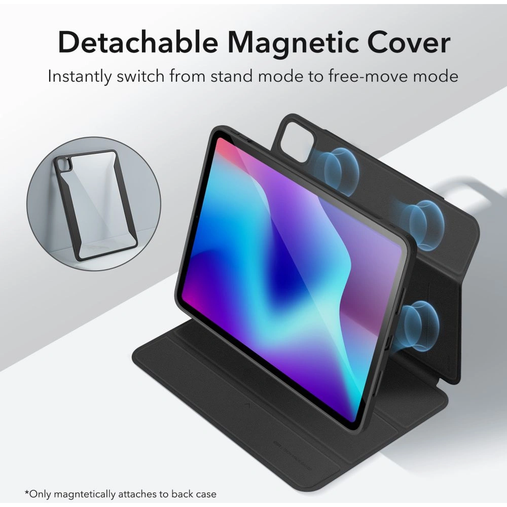 Hurtownia GSM - Etui ESR Rebound Hybrid Apple iPad Pro 12.9 2021 (5. generációs) Fekete - ESR594 - {ean13} - Hurt