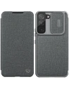 Etui Nillkin Qin Cloth Pro Samsung Galaxy S22 šedé