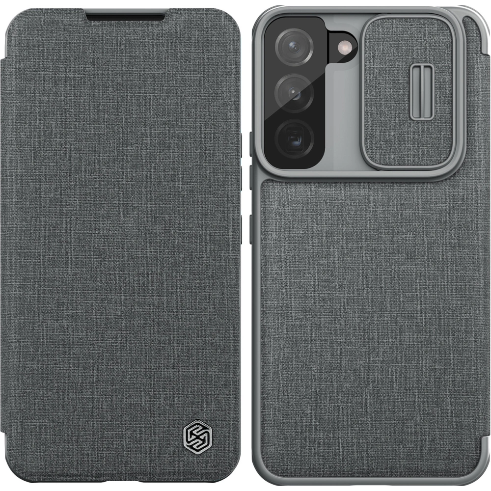 Wholesale Nillkin Qin Cloth Pro Samsung Galaxy S22 gray - NLK710 - {ean13} - Hurt
