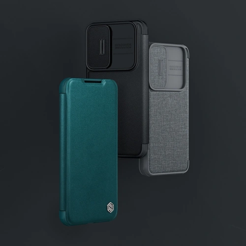 Etui Nillkin Qin Cloth Pro Samsung Galaxy S22 szary