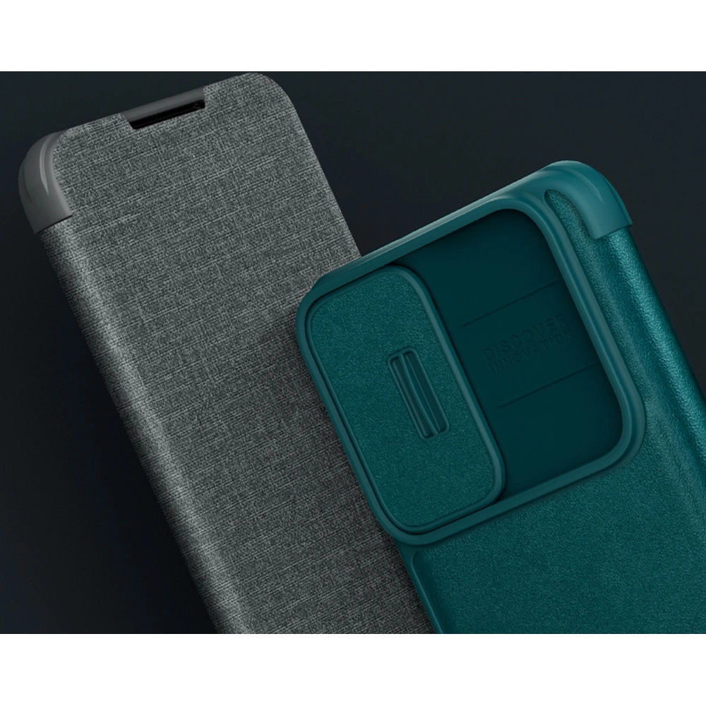 Hurtownia GSM - Case Nillkin Qin Cloth Pro Samsung Galaxy S22 grau - NLK710 - {ean13} - Hurt