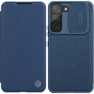 Hurtownia GSM - Etui Nillkin Qin Cloth Pro Samsung Galaxy S22+ Plus niebieski - NLK711 - {ean13} - Hurt