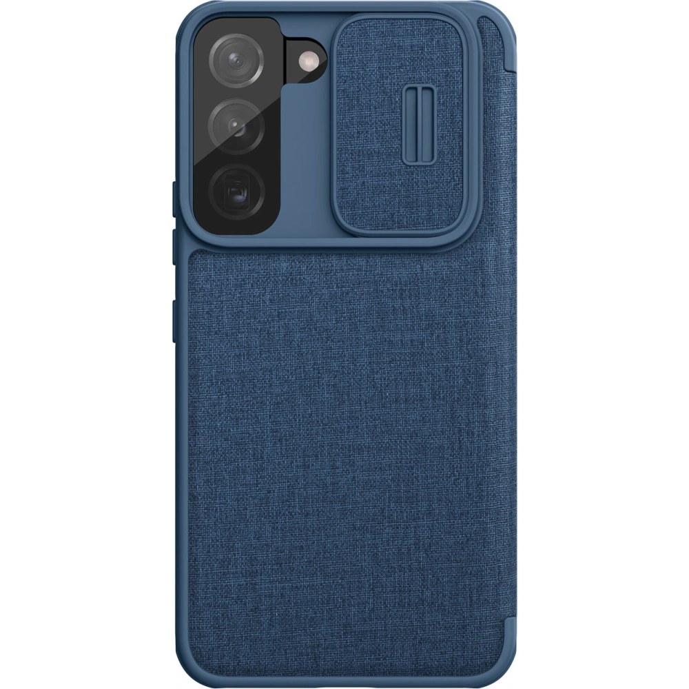 Hurtownia GSM - Etui Nillkin Qin Cloth Pro Samsung Galaxy S22+ Plus kék - NLK711 - {ean13} - Hurt