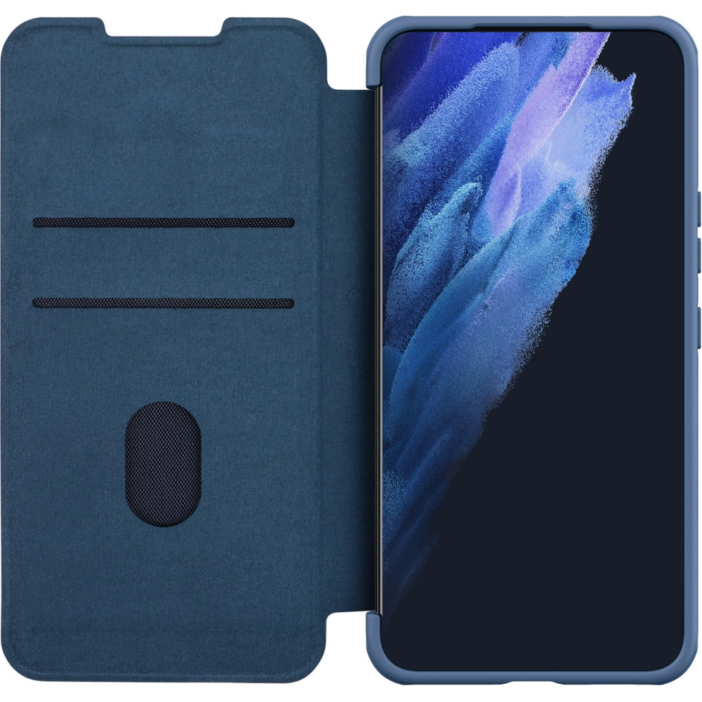 Hurtownia GSM - Etui Nillkin Qin Cloth Pro Samsung Galaxy S22+ Plus kék - NLK711 - {ean13} - Hurt