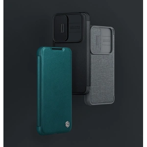 Hurtownia GSM - Etui Nillkin Qin Cloth Pro Samsung Galaxy S22+ Plus niebieski - NLK711 - {ean13} - Hurt
