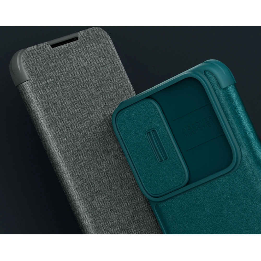 Hurtownia GSM - Case Nillkin Qin Cloth Pro Samsung Galaxy S22+ Plus blau - NLK711 - {ean13} - Hurt