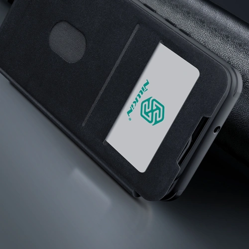 Etui Nillkin Qin Cloth Pro Samsung Galaxy S22+ Plus niebieski