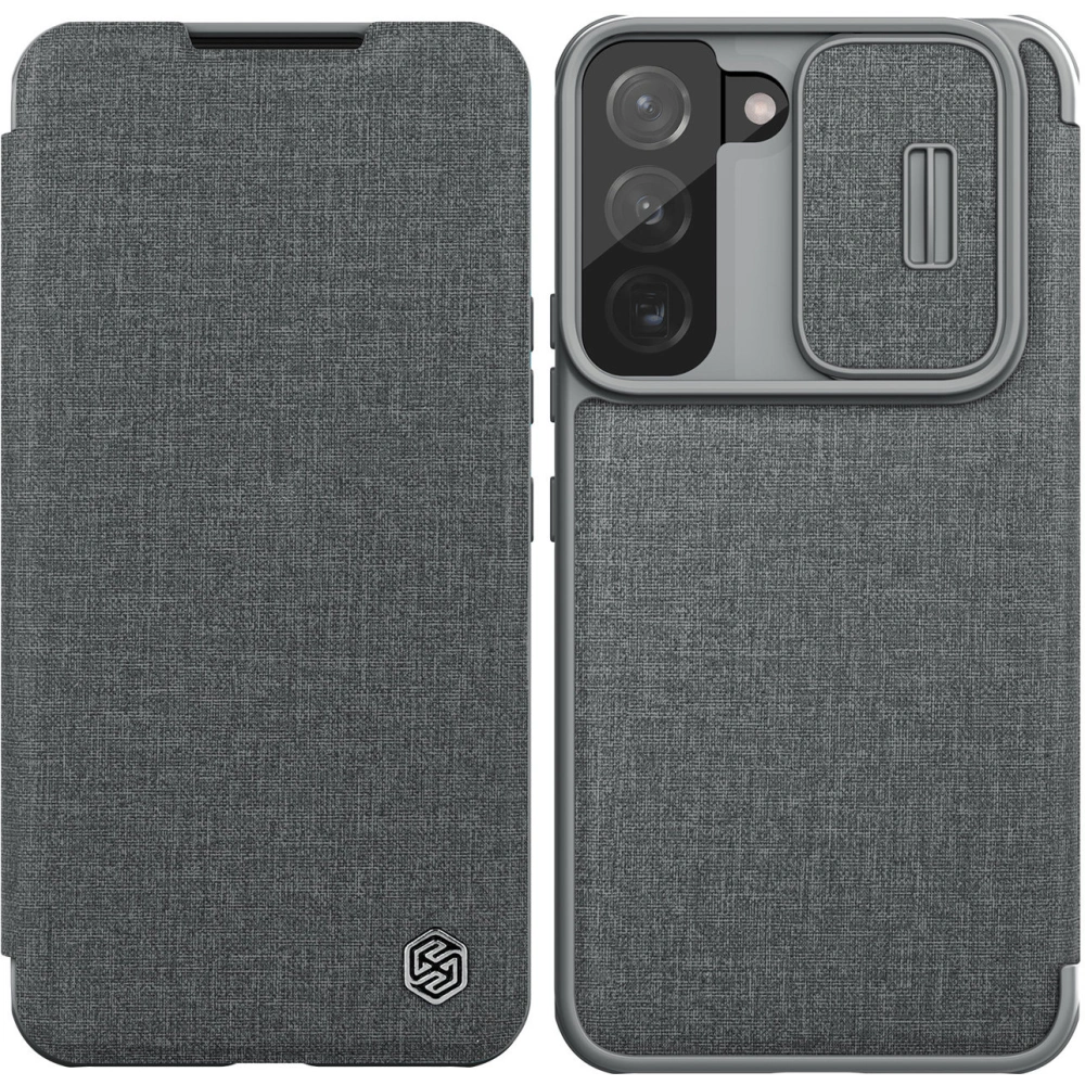 Wholesale Nillkin Qin Cloth Pro Samsung Galaxy S22+ Plus gray - NLK712 - {ean13} - Hurt