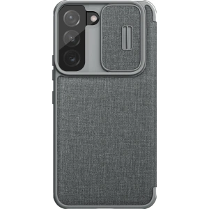 Hurtownia GSM - Etui Nillkin Qin Cloth Pro Samsung Galaxy S22+ Plus szary - NLK712 - {ean13} - Hurt