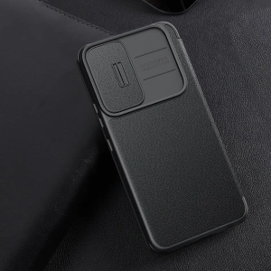 Hurtownia GSM - Etui Nillkin Qin Cloth Pro Samsung Galaxy S22+ Plus szary - NLK712 - {ean13} - Hurt