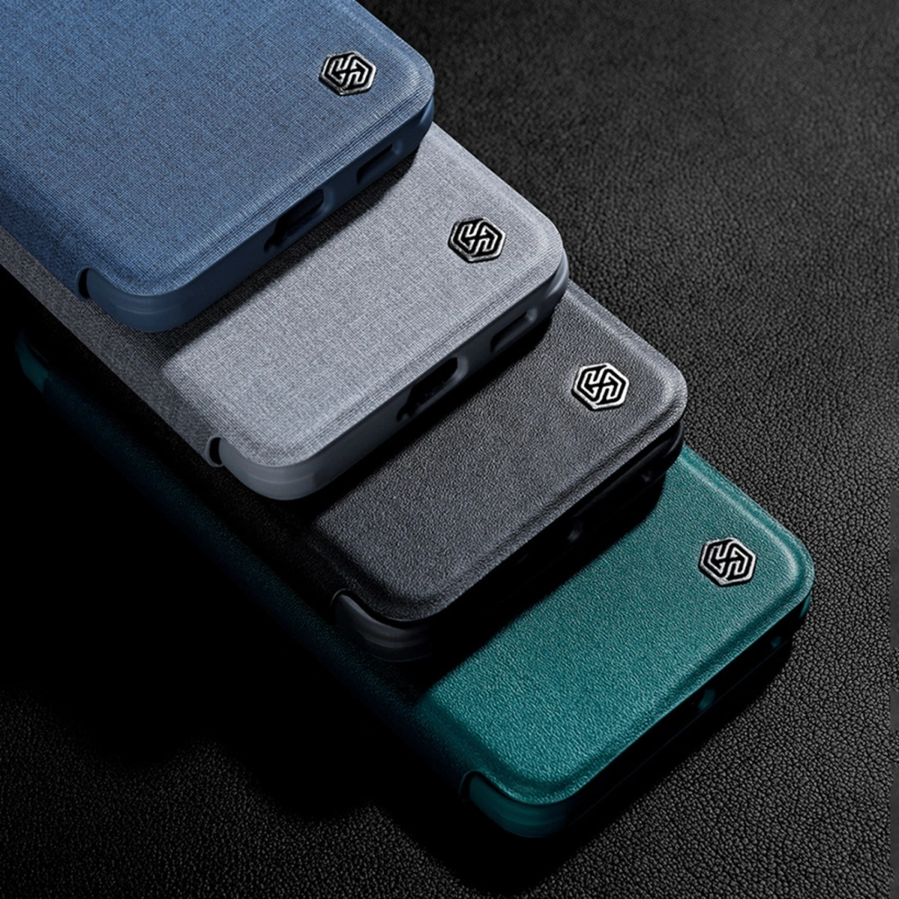 Hurtownia GSM - Etui Nillkin Qin Cloth Pro Samsung Galaxy S22+ Plus szürke - NLK712 - {ean13} - Hurt