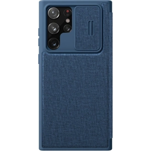 Hurtownia GSM - Etui Nillkin Qin Cloth Pro Samsung Galaxy S22 Ultra modrý - NLK713 - {ean13} - Hurt