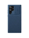 Hurtownia GSM - Etui Nillkin Qin Cloth Pro Samsung Galaxy S22 Ultra modrý - NLK713 - {ean13} - Hurt