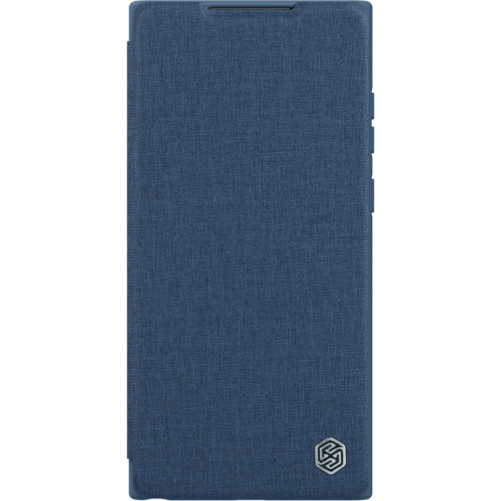 Hurtownia GSM - Etui Nillkin Qin Cloth Pro Samsung Galaxy S22 Ultra modrý - NLK713 - {ean13} - Hurt