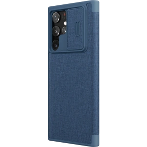 Hurtownia GSM - Etui Nillkin Qin Cloth Pro Samsung Galaxy S22 Ultra modrý - NLK713 - {ean13} - Hurt