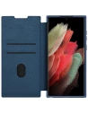 Hurtownia GSM - Etui Nillkin Qin Cloth Pro Samsung Galaxy S22 Ultra modrý - NLK713 - {ean13} - Hurt