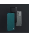 Hurtownia GSM - Etui Nillkin Qin Cloth Pro Samsung Galaxy S22 Ultra modrý - NLK713 - {ean13} - Hurt