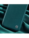 Hurtownia GSM - Etui Nillkin Qin Cloth Pro Samsung Galaxy S22 Ultra modrý - NLK713 - {ean13} - Hurt