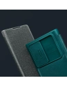 Hurtownia GSM - Etui Nillkin Qin Cloth Pro Samsung Galaxy S22 Ultra modrý - NLK713 - {ean13} - Hurt