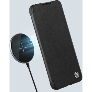 Hurtownia GSM - Etui Nillkin Qin Cloth Pro Samsung Galaxy S22 Ultra modrý - NLK713 - {ean13} - Hurt