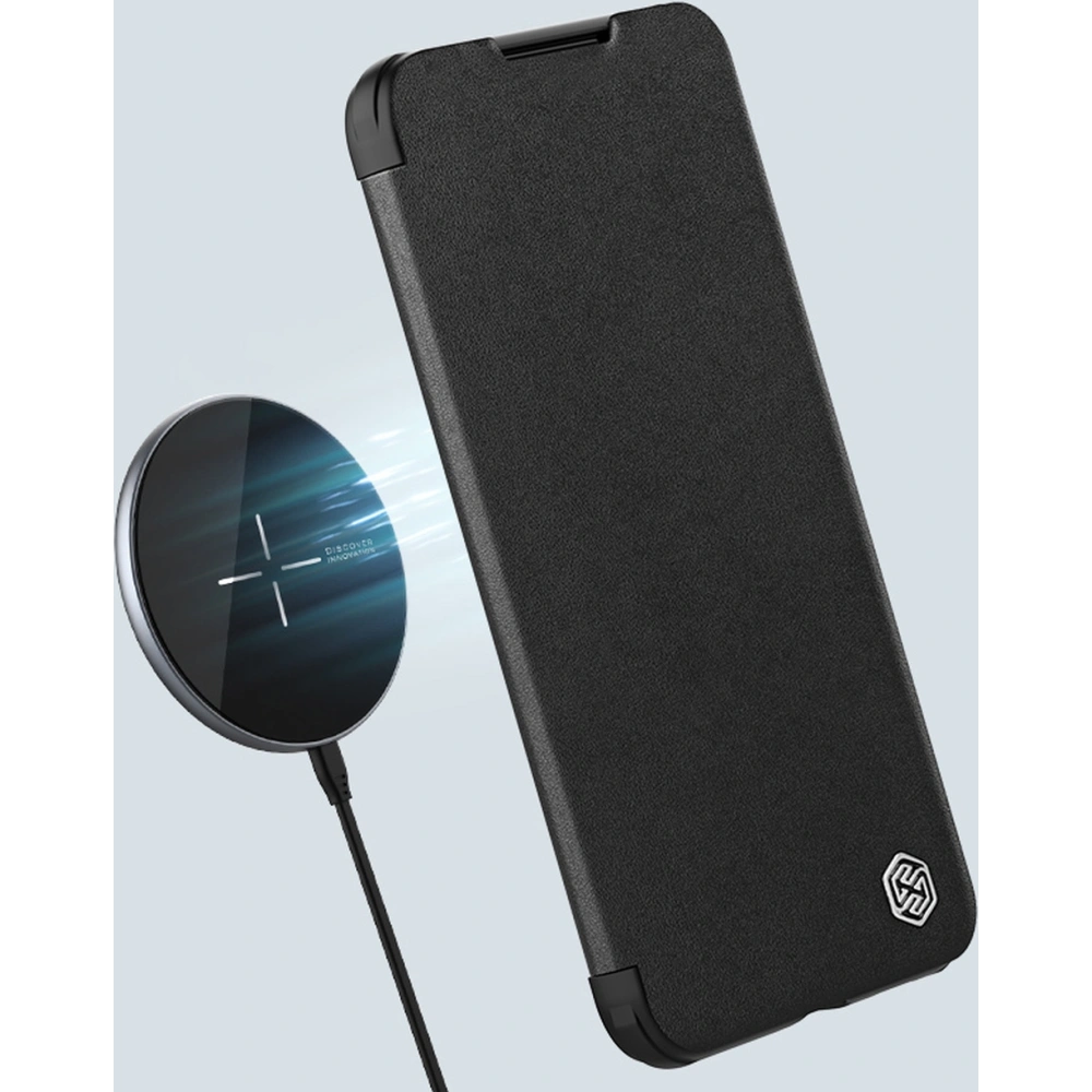 Hurtownia GSM - Etui Nillkin Qin Cloth Pro Samsung Galaxy S22 Ultra modrý - NLK713 - {ean13} - Hurt