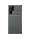 Hurtownia GSM - Etui Nillkin Qin Cloth Pro Samsung Galaxy S22 Ultra gri - NLK714 - {ean13} - Hurt