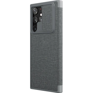 Hurtownia GSM - Etui Nillkin Qin Cloth Pro Samsung Galaxy S22 Ultra šedý - NLK714 - {ean13} - Hurt