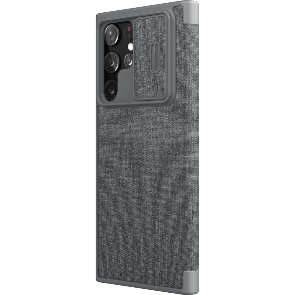 Wholesale Nillkin Qin Cloth Pro Samsung Galaxy S22 Ultra szary - NLK714 - {ean13} - Hurt