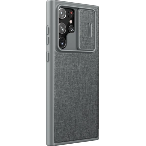 Hurtownia GSM - Etui Nillkin Qin Cloth Pro Samsung Galaxy S22 Ultra šedý - NLK714 - {ean13} - Hurt