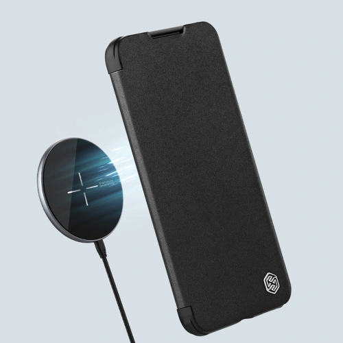 Etui Nillkin Qin Cloth Pro Samsung Galaxy S22 Ultra szary