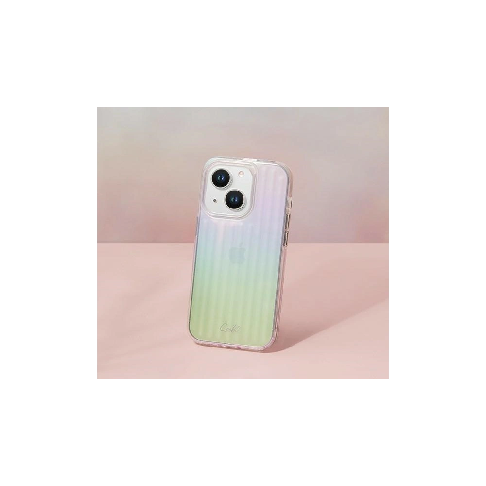 Hurtownia GSM - Etui UNIQ Coehl Linear Apple iPhone 14 Plus / 15 Plus opalowy/iridescent - UNIQ776 - {ean13} - Hurt