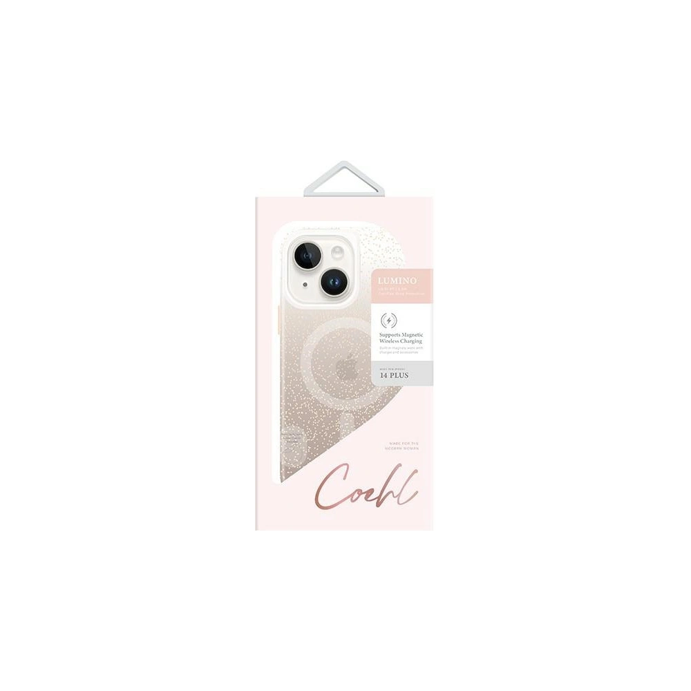 Hurtownia GSM - Etui UNIQ Coehl Lumino Apple iPhone 14 Plus / 15 Plus złoty/champagne gold - UNIQ780 - {ean13} - Hurt