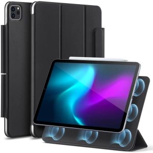 Hurtownia GSM - Etui ESR Rebound Magnetic Apple iPad Pro 12.9 2020/2021 (4. és 5. generáció) Strapabíró Fekete - ESR597 - {ean13} - Hurt