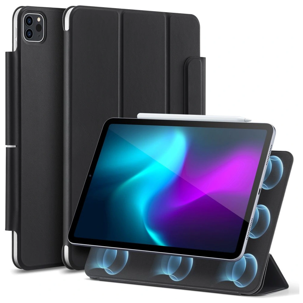 Hurtownia GSM - Etui ESR Rebound Magnetic Apple iPad Pro 12.9 2020/2021 (4. és 5. generáció) Strapabíró Fekete - ESR597 - {ean13} - Hurt