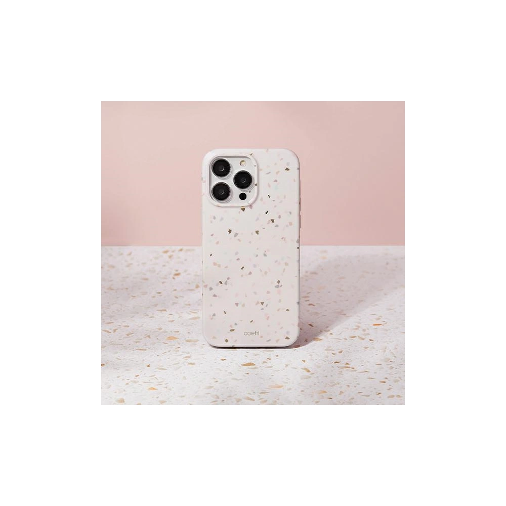 Hurtownia GSM - Etui UNIQ Coehl Terrazzo Apple iPhone 14 Pro Max pískový/sandstone - UNIQ791 - {ean13} - Hurt