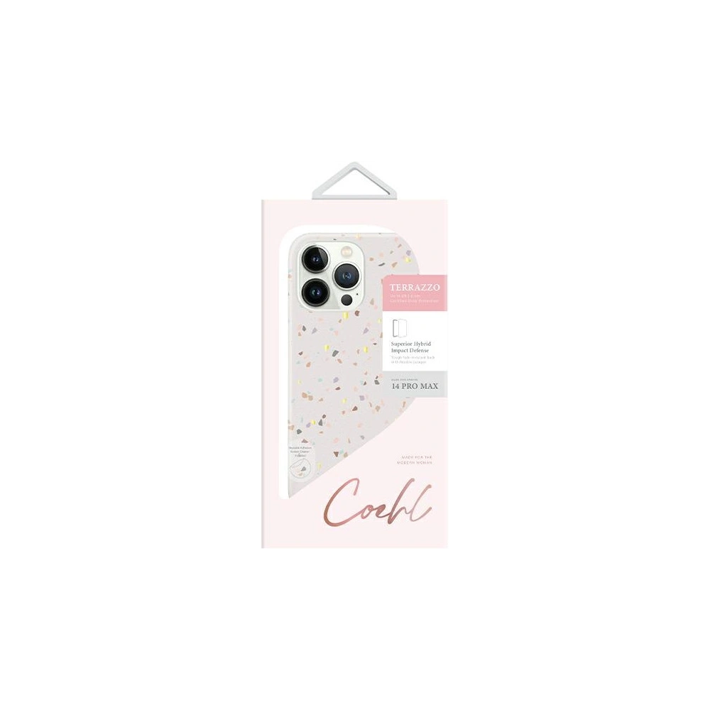 Hurtownia GSM - Etui UNIQ Coehl Terrazzo Apple iPhone 14 Pro Max pískový/sandstone - UNIQ791 - {ean13} - Hurt