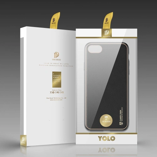 Etui Dux Ducis Yolo Apple iPhone SE 2022/SE 2020/8/7 czarny