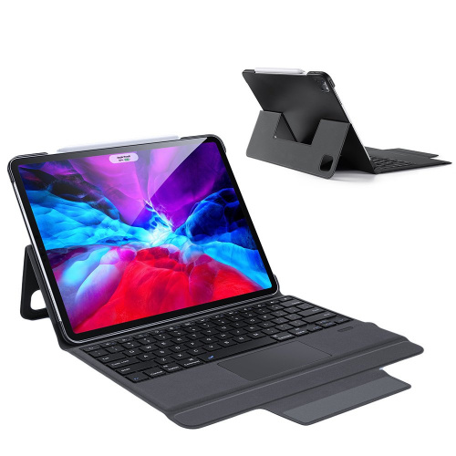 DuxDucis Distributor - 6934913043998 - DDS373 - Dux Ducis Touchpad Keyboard Case Bluetooth Apple iPad Pro 12.9 2018/2020/2021 (3, 4, 5 gen) black - B2B homescreen