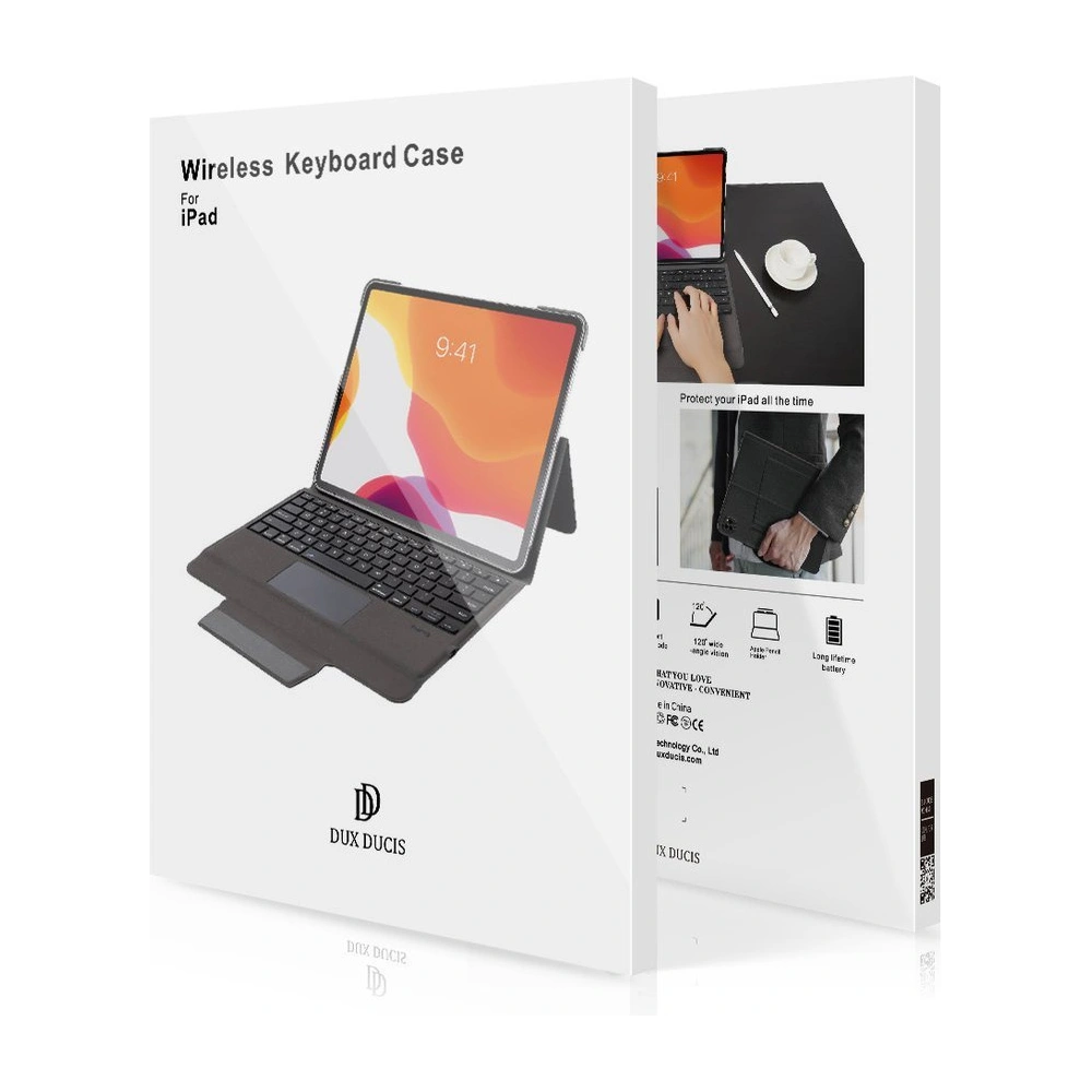 Hurtownia GSM - Dux Ducis Touchpad Billentyűzet Tok Bluetooth Apple iPad Pro 12.9 2018/2020/2021 (3., 4. és 5. generáció) fekete - DDS373 - {ean13} - Hurt