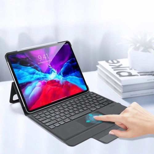 Etui Dux Ducis Touchpad Keyboard Case Bluetooth Apple iPad Pro 12.9 2018/2020/2021 (3., 4. i 5. generacji) czarny