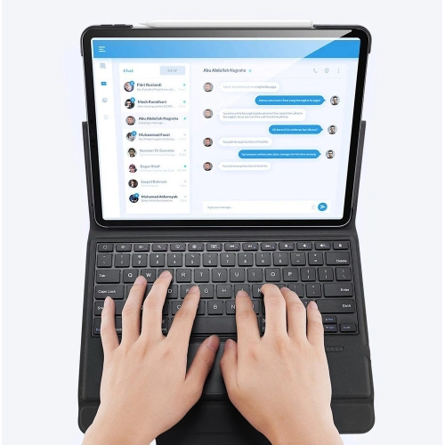 Etui Dux Ducis Touchpad Keyboard Case Bluetooth Apple iPad Pro 12.9 2018/2020/2021 (3., 4. i 5. generacji) czarny