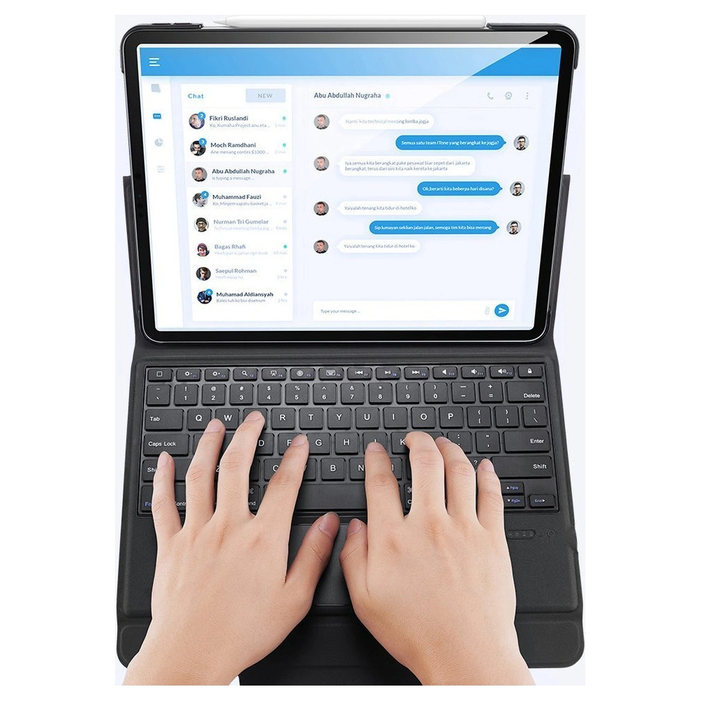 Hurtownia GSM - Dux Ducis Touchpad Keyboard Case Bluetooth Etui für Apple iPad Pro 12.9 2018/2020/2021 (3., 4. und 5. Generation) schwarz - DDS373 - {ean13} - Hurt