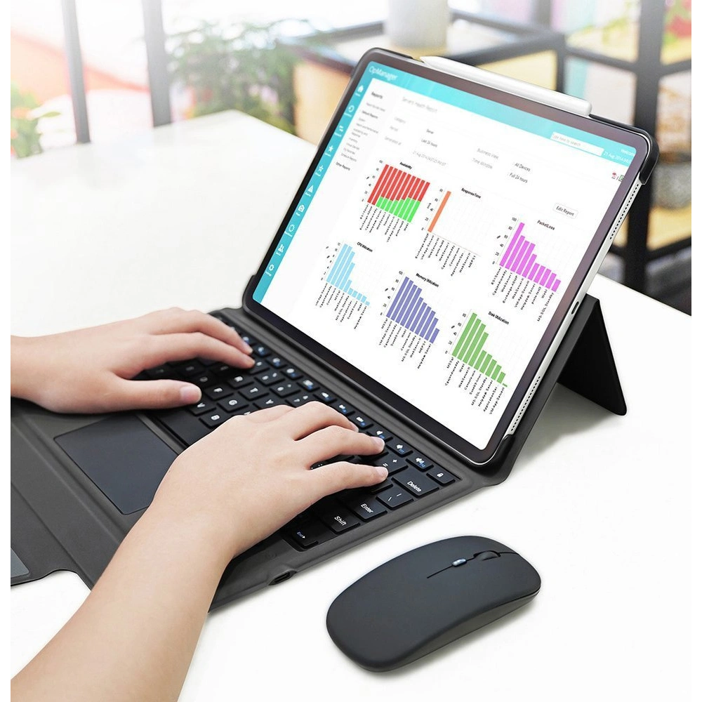 Hurtownia GSM - Dux Ducis Touchpad Billentyűzet Tok Bluetooth Apple iPad Pro 12.9 2018/2020/2021 (3., 4. és 5. generáció) fekete - DDS373 - {ean13} - Hurt