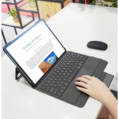 Etui Dux Ducis Touchpad Keyboard Case Bluetooth Apple iPad Pro 12.9 2018/2020/2021 (3., 4. i 5. generacji) czarny