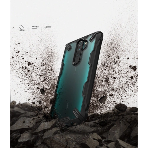 Etui Ringke Fusion-X Redmi Note 8 Pro Black