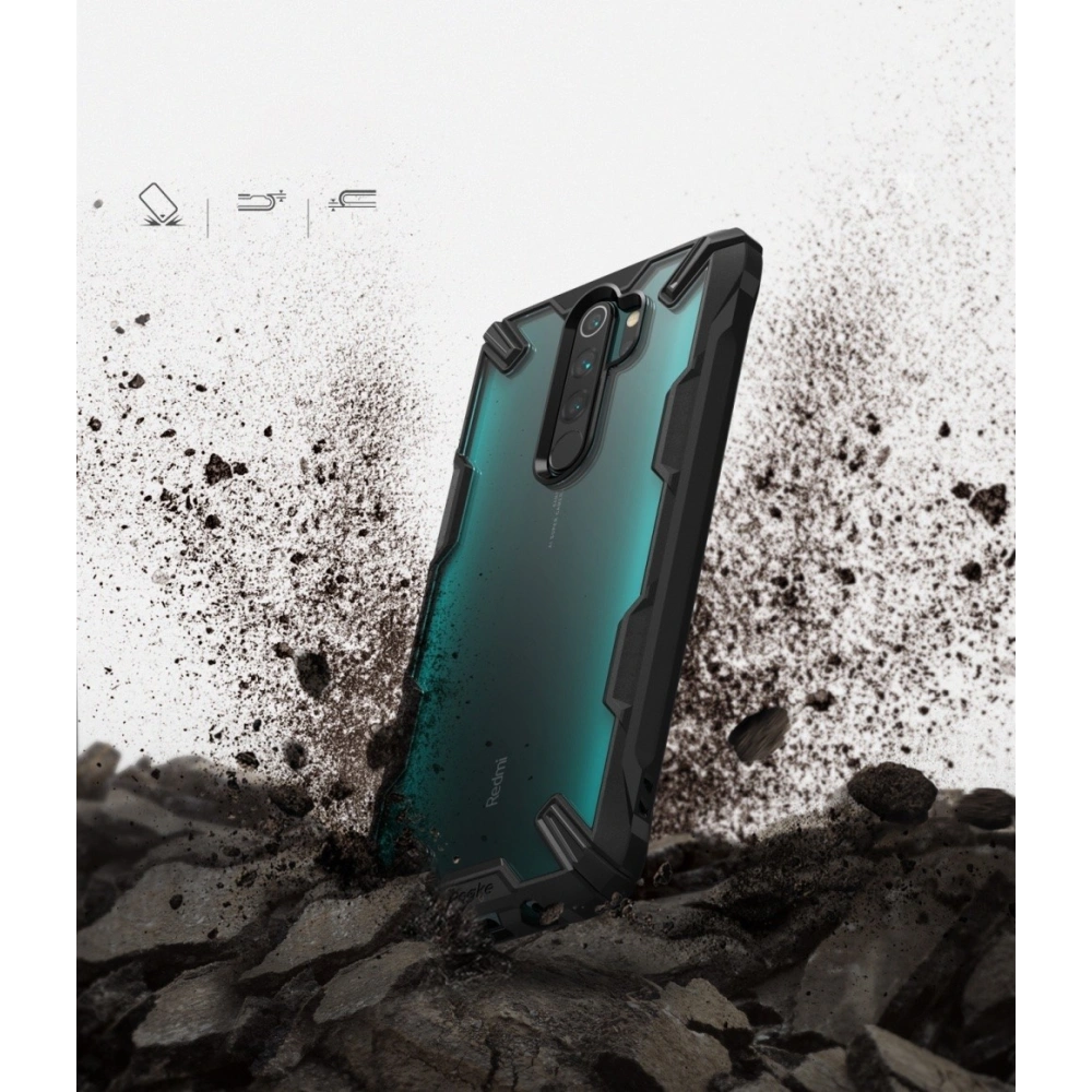 Hurtownia GSM - Etui Ringke Fusion-X Redmi Note 8 Pro černé - RGK1031BLK - {ean13} - Hurt