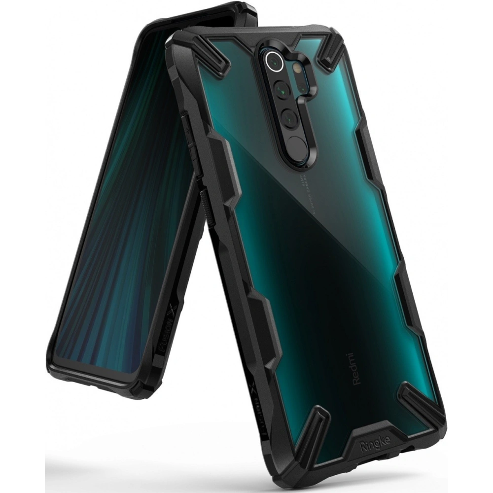 Hurtownia GSM - Etui Ringke Fusion-X Redmi Note 8 Pro černé - RGK1031BLK - {ean13} - Hurt