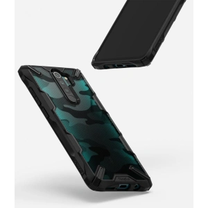 Case Ringke Fusion-X Design Redmi Note 8 Pro Camo (Moro) Schwarz