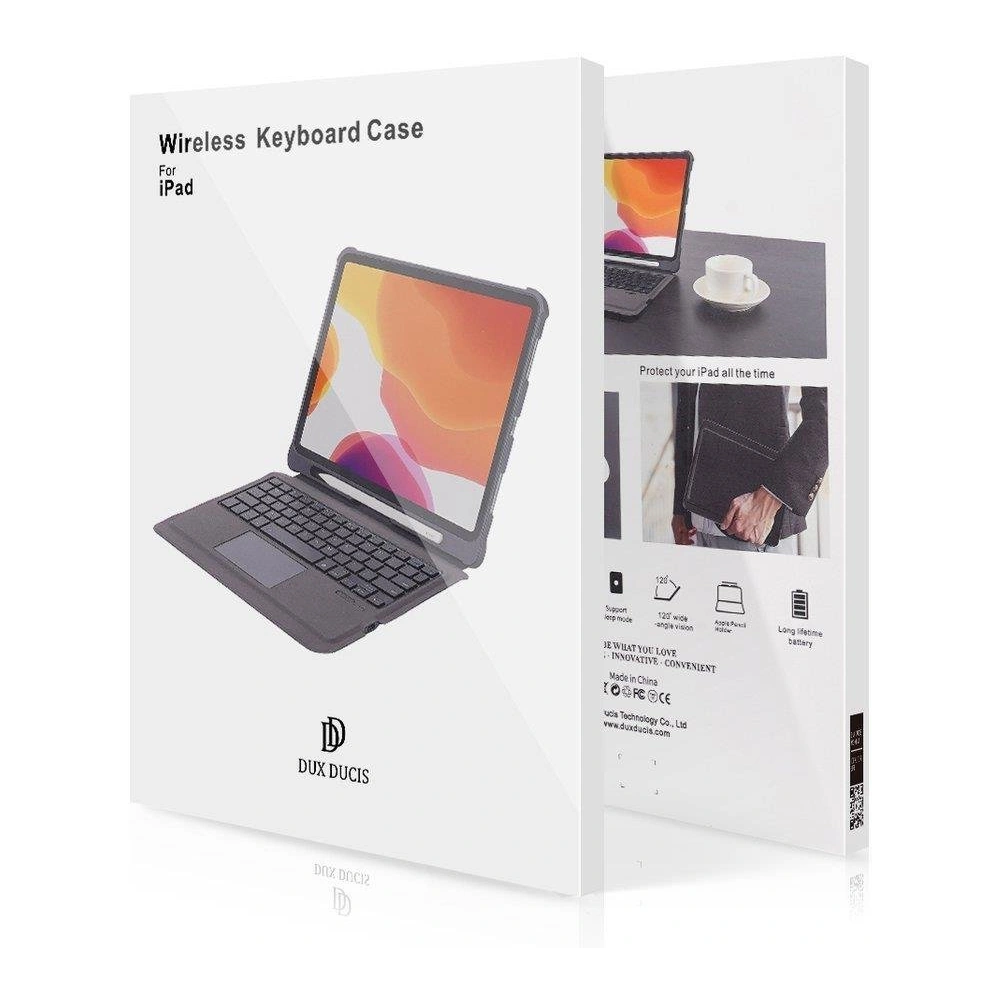 Hurtownia GSM - Etui Dux Ducis Touchpad Keyboard Case Bluetooth Apple iPad Air 10.9 2020/2022 (4, 5 gen) / iPad Pro 11 2018/2020/2021 (1, 2, 3 gen) / iPad Air 11 2024 (6. generație) negru - DDS404 - {ean13} - Hurt